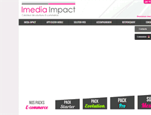 Tablet Screenshot of imedia-impact.com